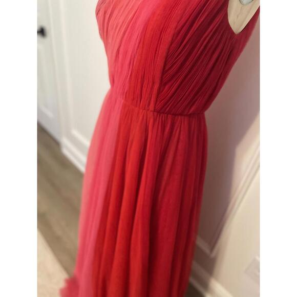 Hutch x Anthropologie - One-Shoulder Pleated Colorblock Maxi Dress, size 8 - Picture 6 of 13